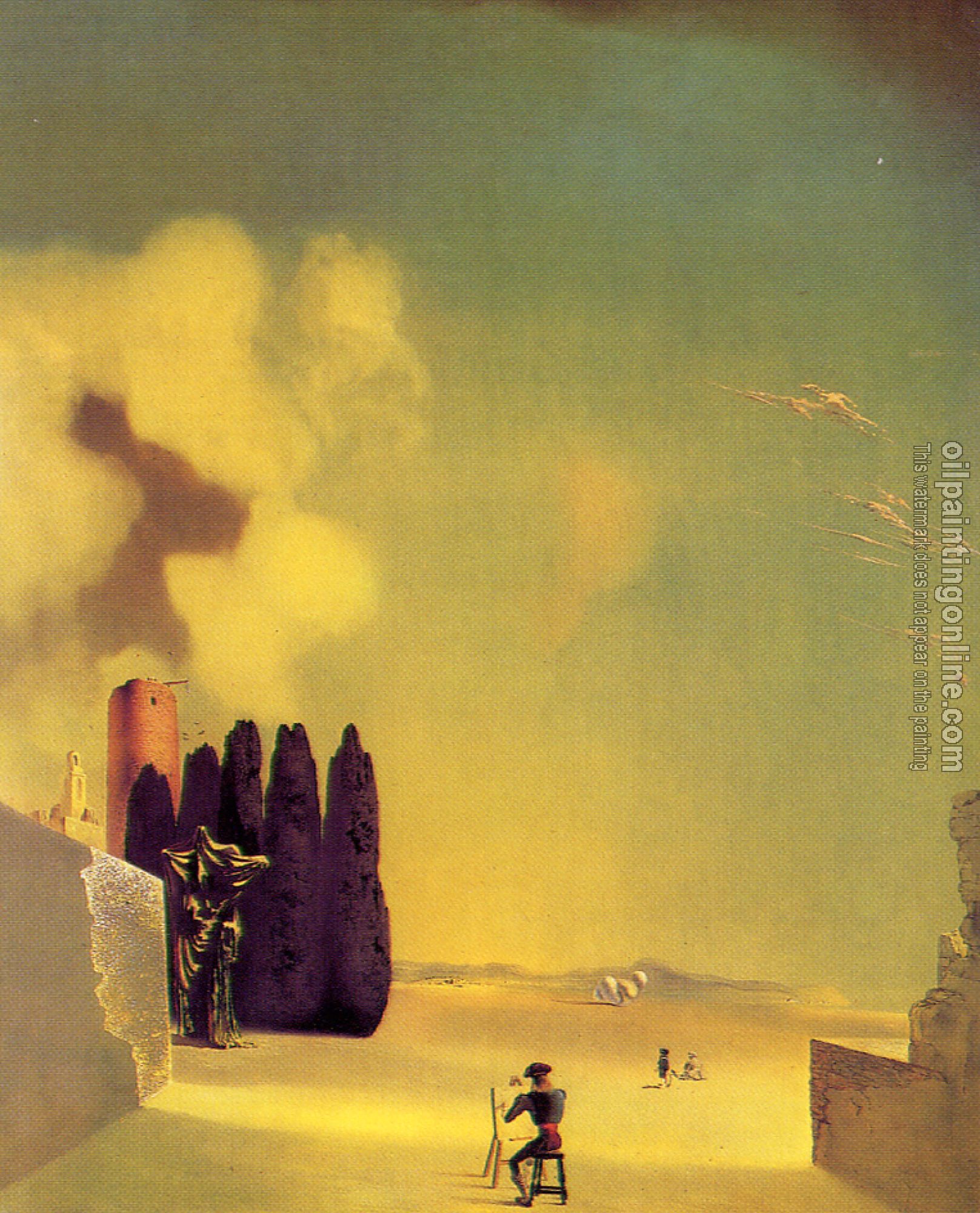 Dali, Salvador - Enigmatic Elements in the Landscape